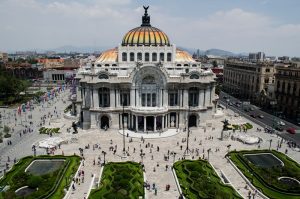 The Palace Bellas Artes in Mexico City