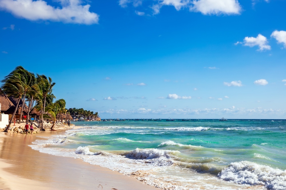 Playa cercana a Coco Bongo, Cancún