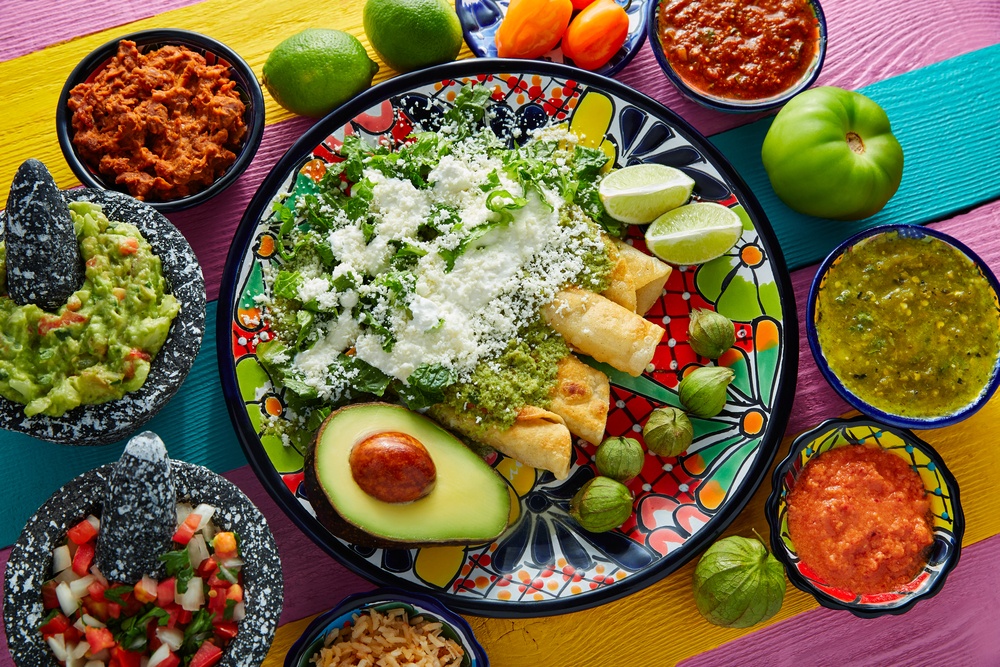 Las enchiladas mexicanas y sus ingredientes