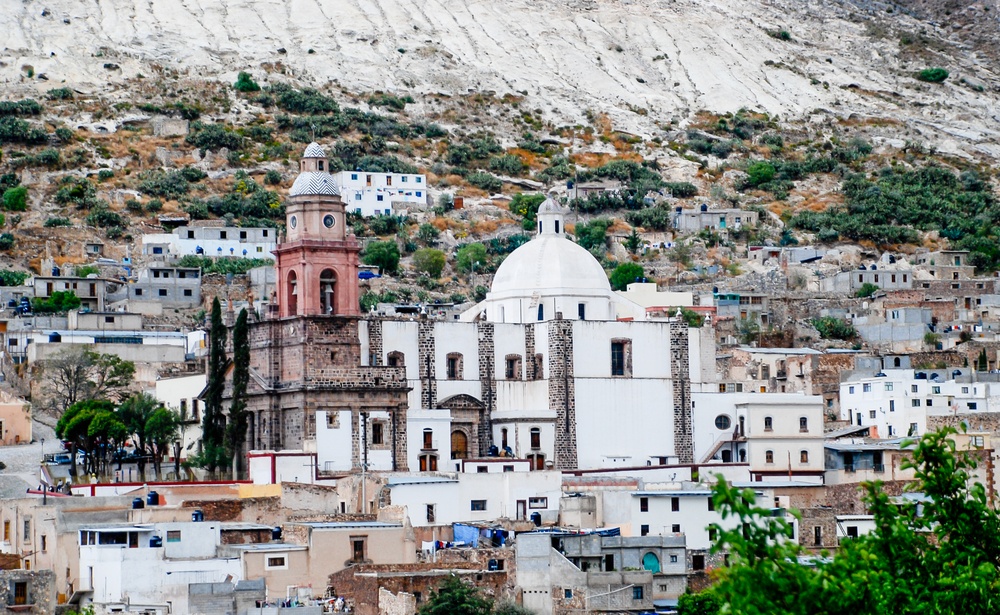 Panoramic view of the magical town of Real de Catorce