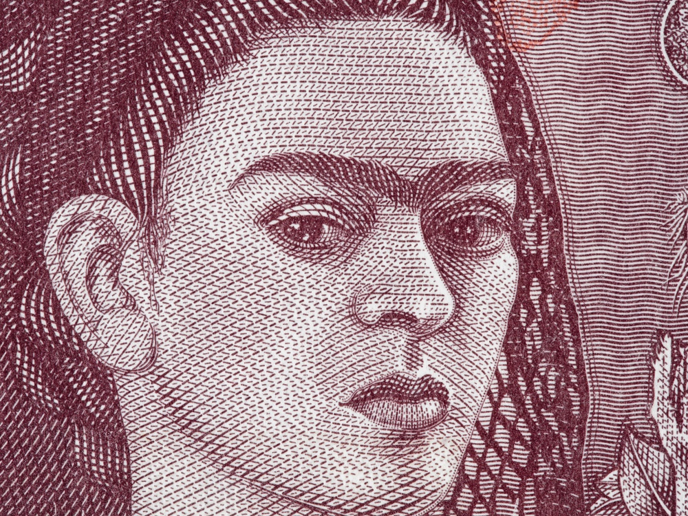 Drawing ticket Frida Kahlo