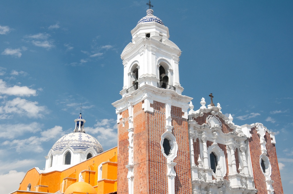 Edificio religioso en Tlaxcala