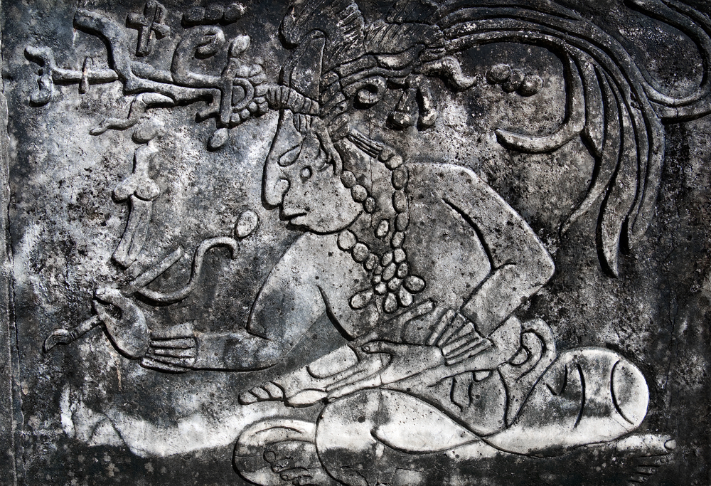 Representación dios azteca